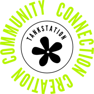 Banner Community, Connection, Creation - Tankstation