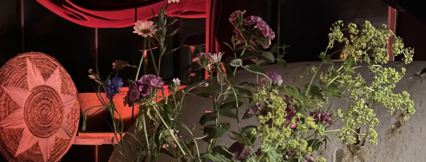 flowers in the dark